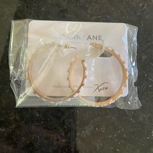 Park Lane earrings.  Sparkle and pearls